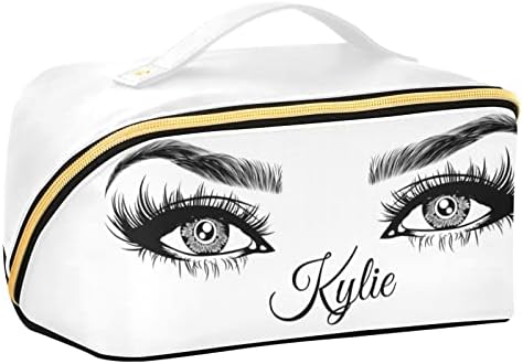 Sinestour lindos olhos saco de maquiagem personalizada sacos de cosméticos personalizados para
