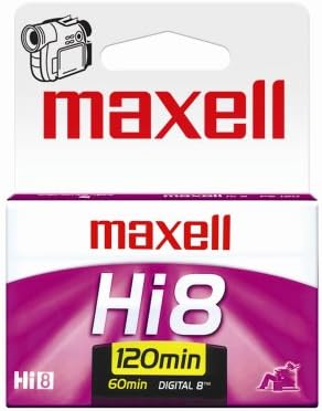 Maxell P6-120 XRM HI Videocassete de 8mm de qualidade profissional de 8mm