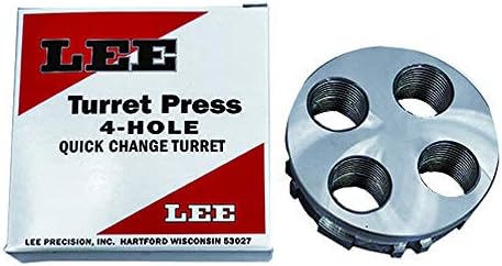 Lee Precision 90269 Classic 4 Hole Turret Press Turret, preto
