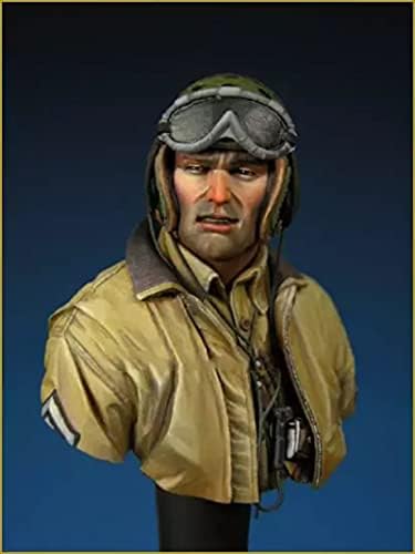 ETRIYE 1/10 Modelo de busto de caráter de resina Segunda Guerra Mundial Trooper do Exército dos EUA Modelo
