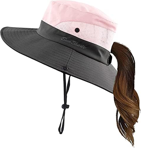 Chapéu de sol do sol para mulheres Chapéu de pesca UV Protection