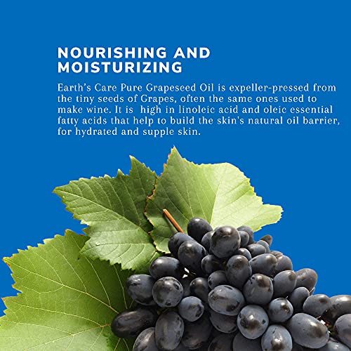 Cuidado da Terra Óleo de uva - Expelidor natural Óleo de uva prensado para a pele e cabelos - óleo