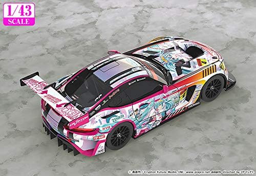Good Smile Hatsune Miku GT Projeto: AMG 2021 1:43 Escala Super GT Versão Miniatura Car, multicolor
