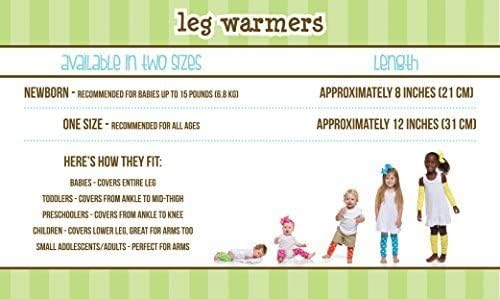 Judanzy 6 pacote de aquecedores de pernas para meninas