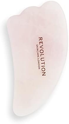 Revolução Skincare London, Rose Quartz Gua Sha, Massageador para Face, Neck & Body, 82g