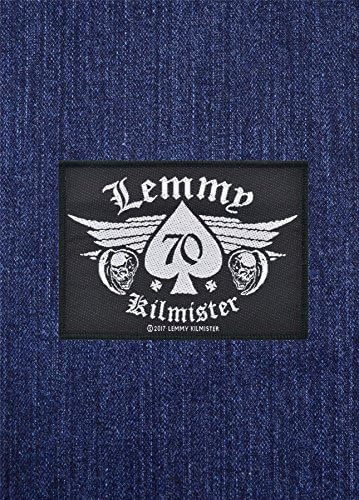 Motorhead Lemmy Kilmister 70 Spade Patch Patch Heavy Metal Band Se costurar em apliques