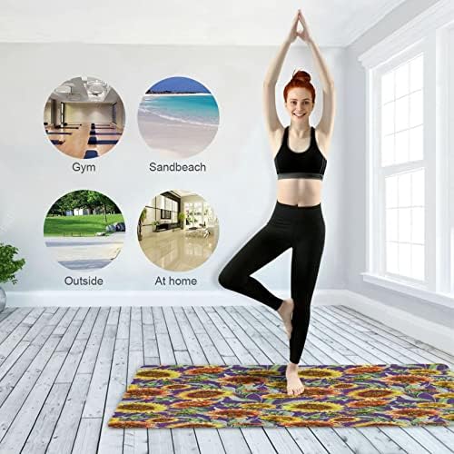 Kigai Yoga Mat Beautiful Girlower Fitness tape