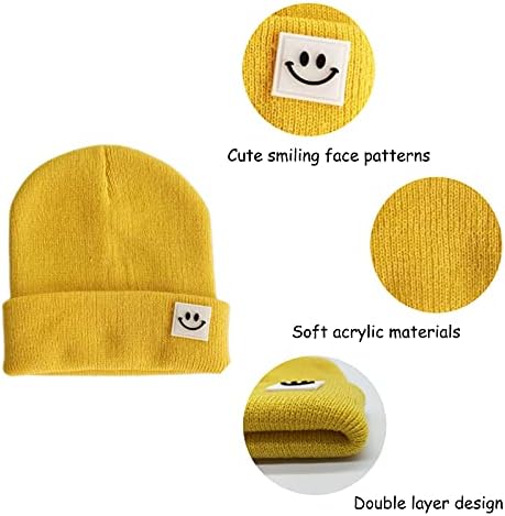 AJG Caps de gorro infantil para crianças, chapéu de inverno de malha de bebê macio para meninos meninas