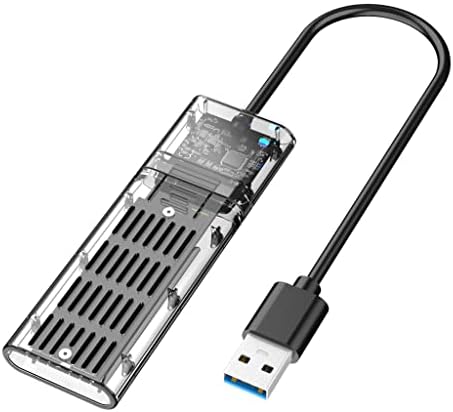 ND Black M.2 NGFF SSD SATA para USB 3.0 Adaptador de caixa de alumínio de armazenamento externo de gabinetes