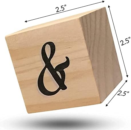 Casamento Decorações de mesa de madeira Sr. e Sra. Tabletop Centerpipe Sign 6 Blocks, para Love Home Desktop Tabels