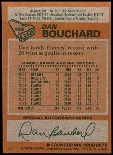 1978 Topps 169 Dan Bouchard Calgary Flames NM/MT Flames