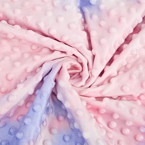 Cobertor de bebê de cetim sedoso beilimu + 3D Gingham Gingham Baby Blain para meninos meninas rosa