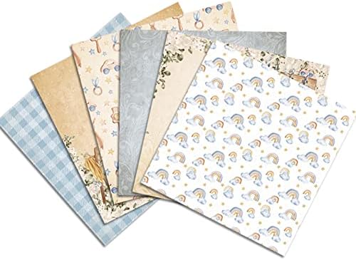 Chicniq My Little Angel 24 Sheets 6x6 Paper Pad para scrapbooking, Junk Journaling, fabricação de cartas