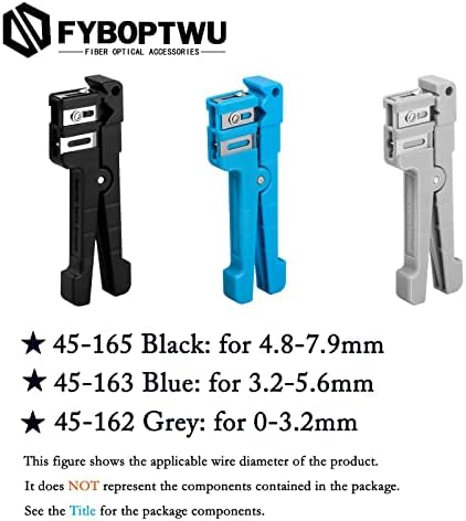 Fyboptwu-Tripto de cabo coaxial Tripping Tool Tool Coaxial Cable Stripper Fiber Optic Jacket Candter