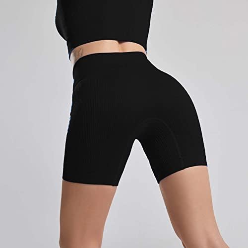 Senhoras Fall Pant confort Cores Clothes Sport Gym Stalicy Running perna alta perna reta Basic shorts de