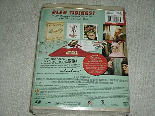 Warner Home Video A Christmas Story Ultimate 25th Anniversary Collector's Edition, com dois discos de filmes