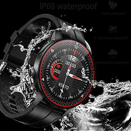 IP68 Smart Watch Watch Watch Men Sports Rastreador de fitness Monitor de freqüência cardíaca Tela de toque
