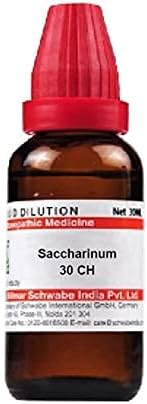 Dr. Willmar Schwabe Índia Saccharinum Diluição 30 CH