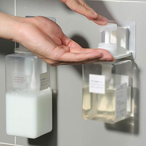 Dbylxmn Gel parede shampoo shampoo sucção xícara prateleira banheiro chuveiro sabonete líquido de limpeza e sacos