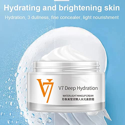 Creme de maquiagem de hidratação de hidratação profunda YSTK V7, creme de hidratação profunda, creme hidratante