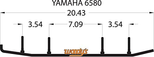 Woodys 16-72672 Runners de 6 Carboneto Yam