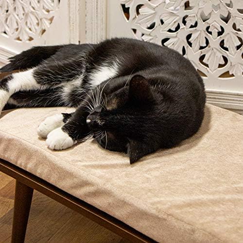 Móveis de caminhada de gato Penn-Plax: Ursilger de luxo cama de gato-gatos modernos de meados do século-marrom