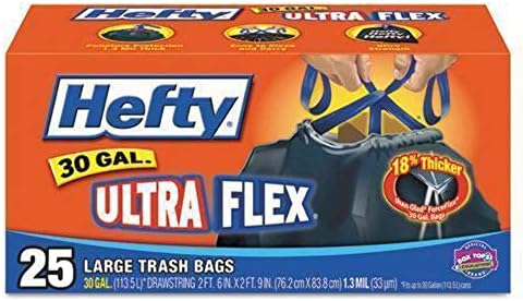 Pactiv Corp 20625 Sacos de lixo Ultra Flexty Flex