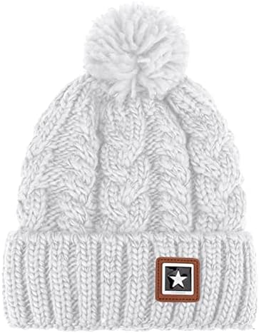Chapéus de inverno para mulheres Knit Beanie Woolen maconha quente Proteção de pelúcia ao ar