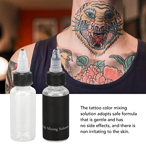 Solução mais fina de pigmento Mistura de tatuagem de tatuagem 30ml com copo profissional de mistura