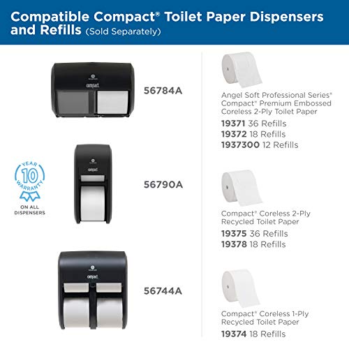 Distribuidor de papel higiênico de alta capacidade sem cor de 2 roll compacto de 2 roll de 2 rol