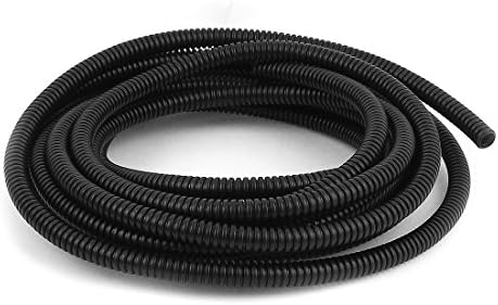 Aexit Fiação de fiação de fio corrugada e tubo de tubo de tubo de tubo de conexão 10mm od 5m Comprimento