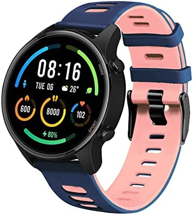 EEOMOIK 20 22MM SUBSTITUIÇÃO Smartwatch Strap para Garmin Venu 2 Plus Silicone Smart WatchBand Venu2 Forerunner