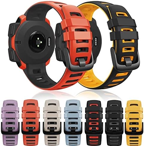 Tiras SKM para Garmin Instinct Watchbands Sports Sports Silicone Substitut Bracelet Instinct/esports/maré/solar/relógio