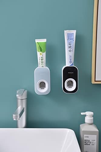 Dispensador de pasta de dente, espremedor de pasta de dente automática para adultos, crianças