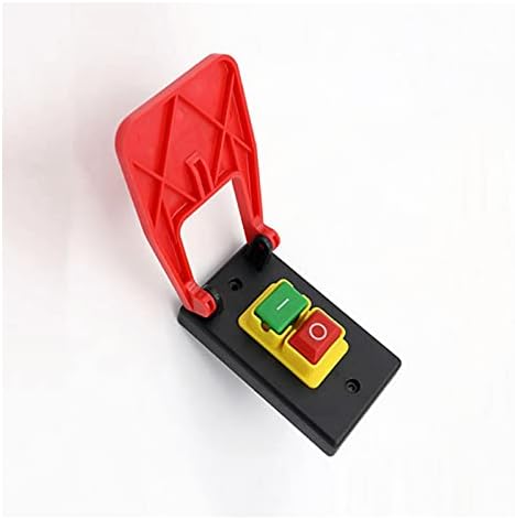XJIM Off-On Red Cover Stop Push Buttern interruptor 16A Powe-off/Underoltage Protection Protection Electromagnetic