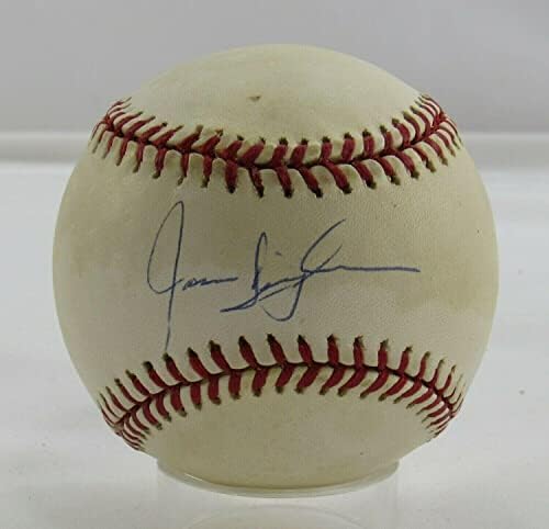 Jason Isringhausen assinado Autograf Autograph Rawlings Baseball B112 III - bolas de beisebol
