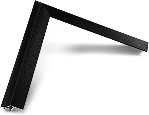 Scoop de liga de quadros de TV Deco - Blilhel preto anodizado compatível apenas com a Samsung the