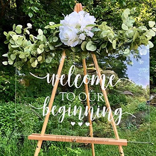 Battoo Wedding Welcome Sign Welcal
