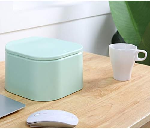 Lixo doiTool pode empurrar o tipo fofo mini resíduos lixo em casa lixo de banheiro lata lata de lixo de mesa de