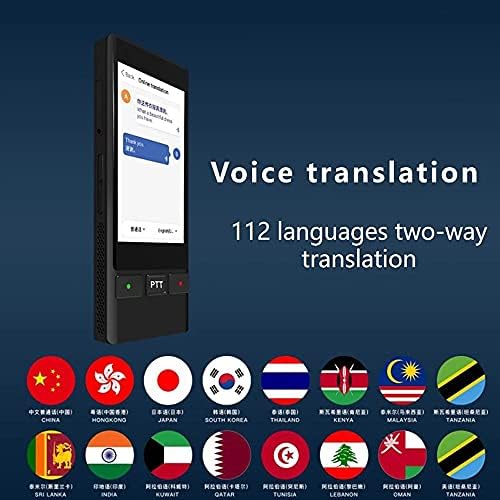 FZZDP T8 SMART Instant Instant Voice Photo Translator Touch Support Suporte