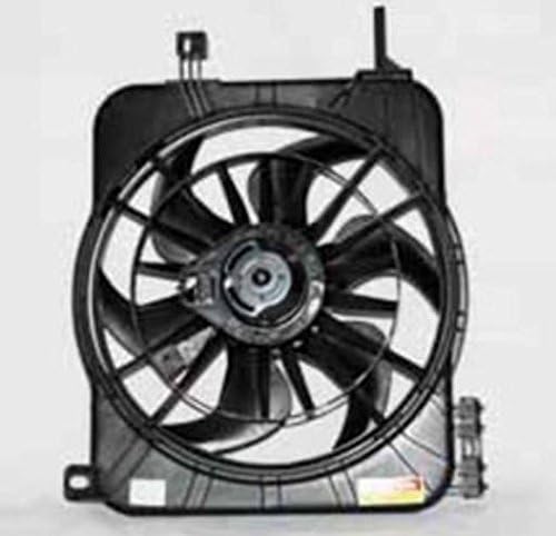 Novo conjunto de ventilador de condensador de radiador duplo rareelétrico compatível com Chevrolet Cavalier