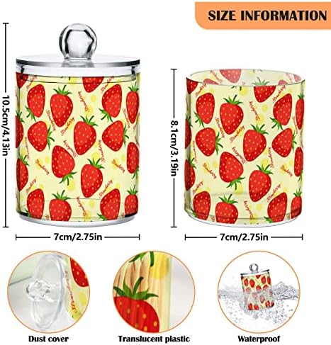 Strawberry Feliz Dia de Ação de Graças 2 Pacote de algodão Dispensador Organizador Plass de boticicário