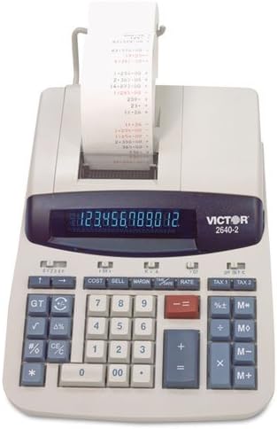 Victor-2640-2 Calculadora de impressão em duas cores, impressão preta/vermelha, 4,6 linhas/s 2640-2 (DMI