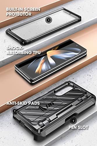 Supcase Unicorn Beetle Pro Case para Samsung Galaxy Z Fold 4 5g, camada dupla de corpo inteiro, estojo