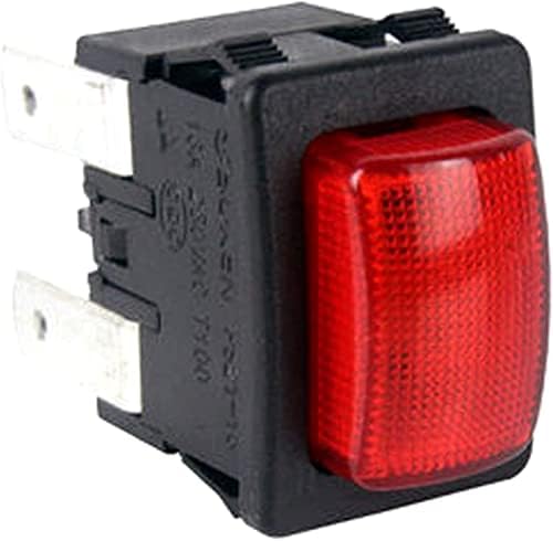 Interruptor do balanço do berrysun 5pcs vermelho 4 pinos interruptores de balancim PS21-16 Interruptor