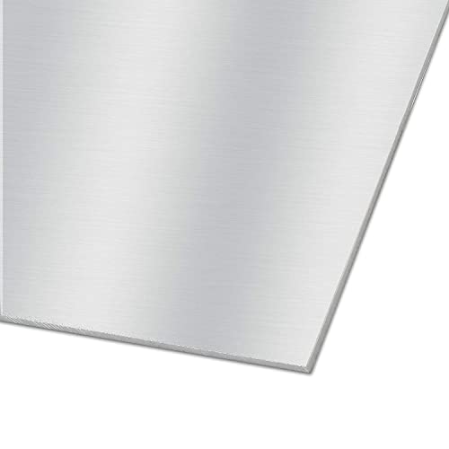 6061 T651 Folha de alumínio Metal 12 * 12 polegadas de espessura Placa de metal retângulo coberta com