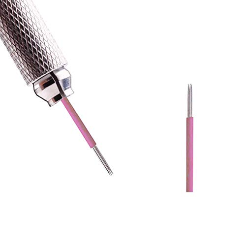 40pcs Disponíveis A agulhas de microblading para sobrancelha, microblades de tatuagem labial Blades de maquiagem permanentes para uso único apenas