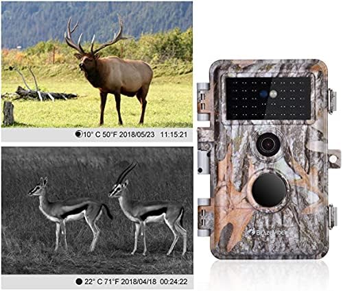 Blazevideo 4-Pack Game & Deer Trail Câmeras 24MP 2304X1296P H.264 Vídeo para caçar vida selvagem e segurança