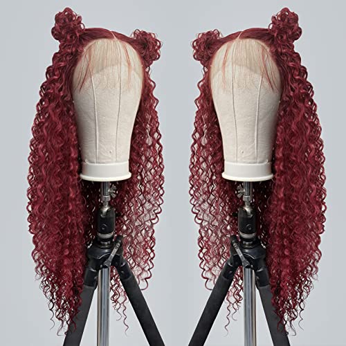 Cabelo de Candice 13x4 Perucas dianteiras de renda longa perucas cacheadas de bufante para mulheres peruos