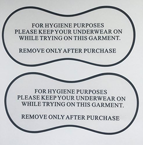 Higiene protetora adesiva Experimente adesivos/etiquetas para roupas de banho, roupas de banho